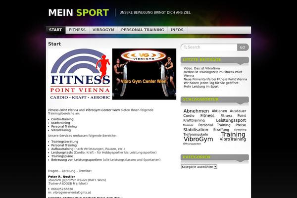 Mystique theme site design template sample
