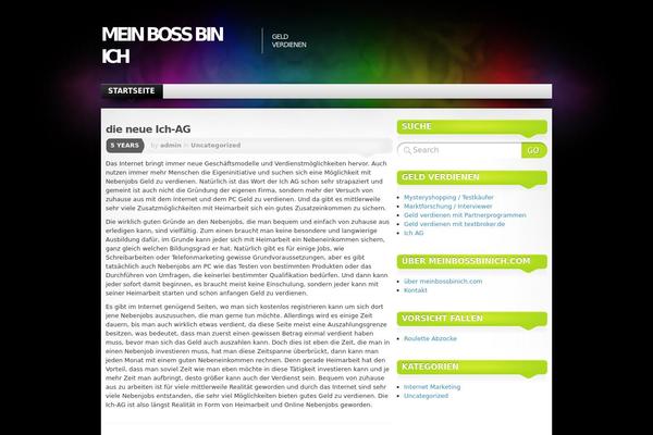 Mystique theme site design template sample