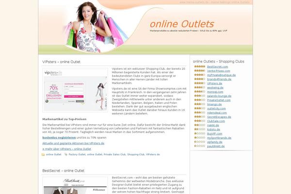 meine-outlets.de site used Code