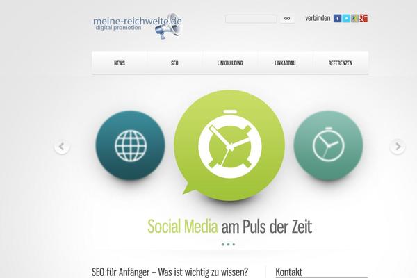 Site using Social Buttons plugin