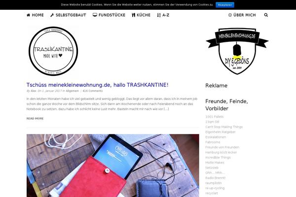 Site using Meks Smart Social Widget plugin