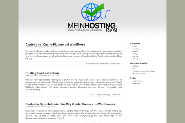 WordPress website example screenshot