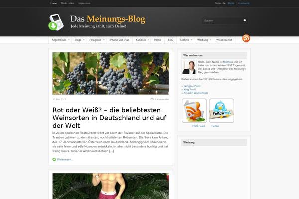 Site using Social Impact Widget plugin