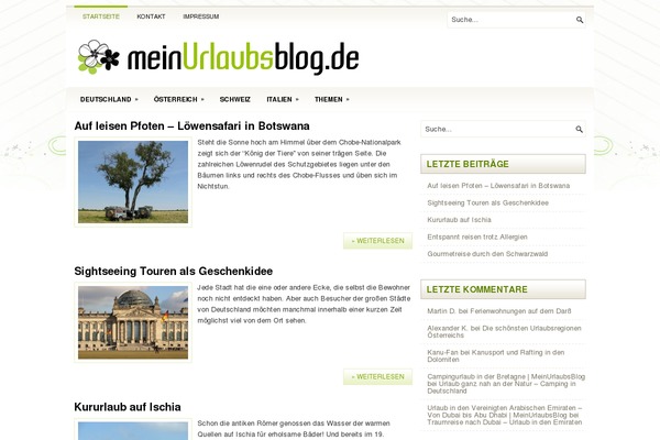 Herald theme site design template sample