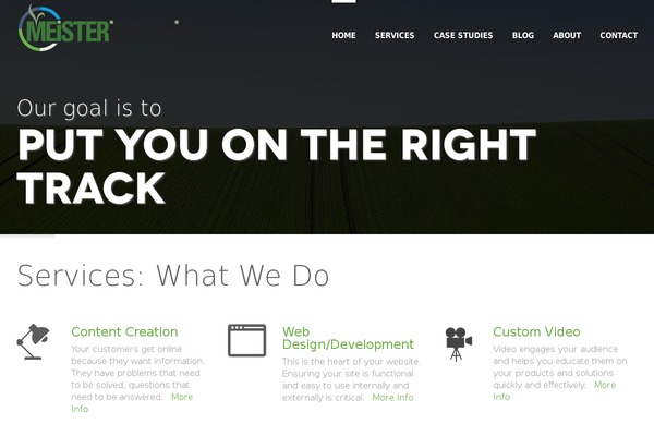 Cluster theme site design template sample