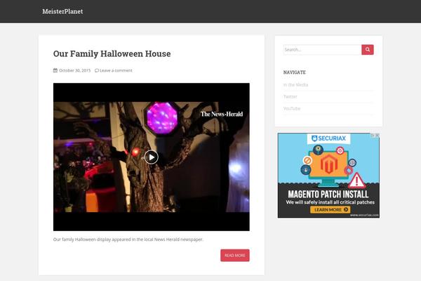 Site using Advanced iFrame plugin
