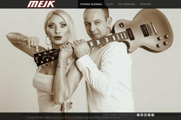 Lensa theme site design template sample