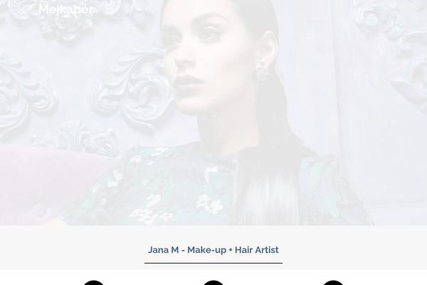 ROSIE theme site design template sample