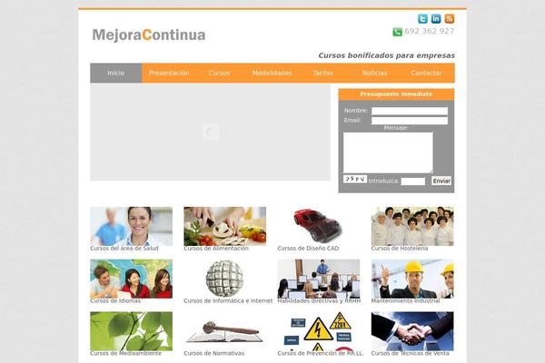 Quantum theme site design template sample