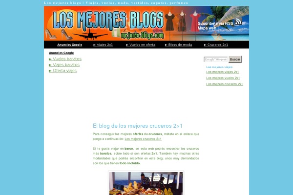 ColdBlue theme site design template sample
