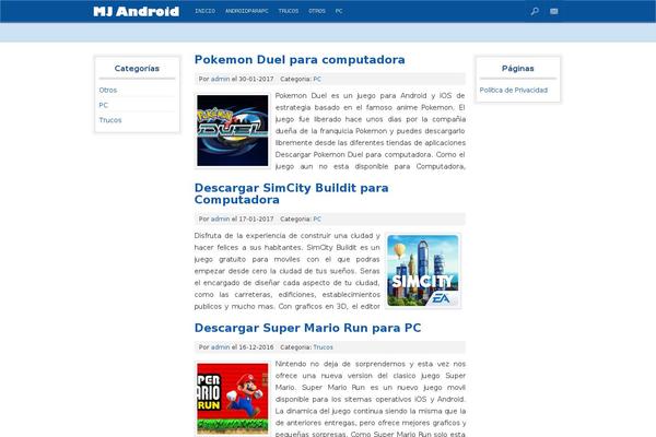 Spaze theme site design template sample