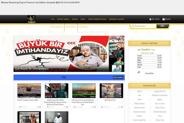 mekkefm.com site used Vidyomax