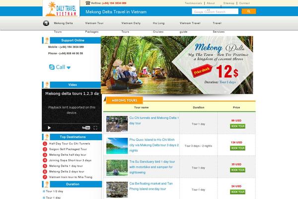 Site using Tabs Shortcode plugin