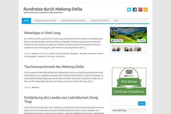 Iconic One theme site design template sample