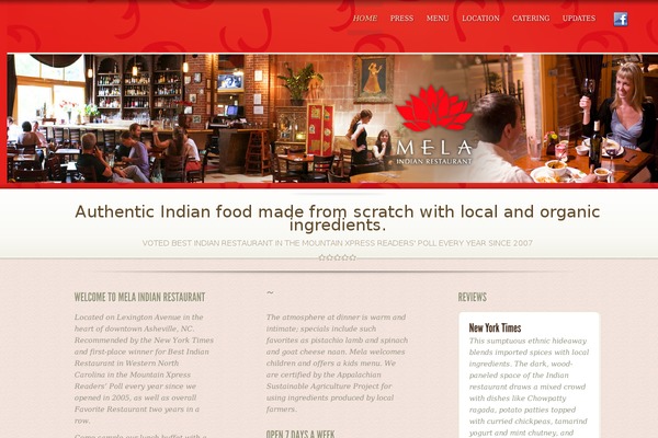 MyCuisine theme site design template sample