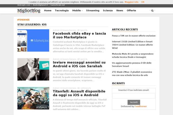 Site using Wp Cookie Choice plugin