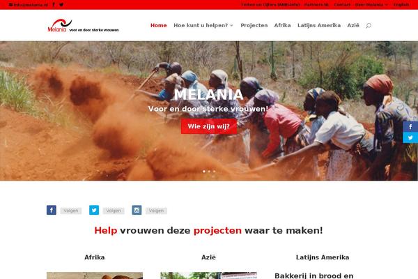 Divi theme site design template sample