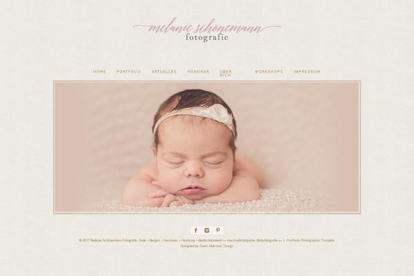 ProPhoto 5 theme site design template sample