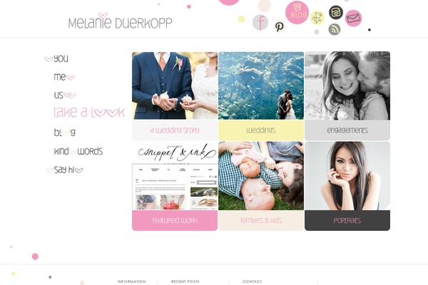 Mono theme site design template sample