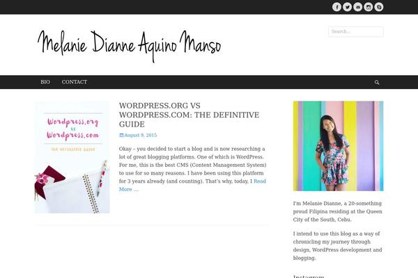 Site using Display Authors Widget plugin