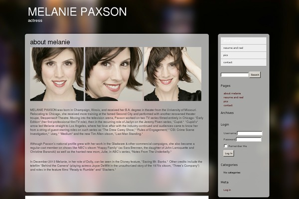 Glossy Stylo theme site design template sample