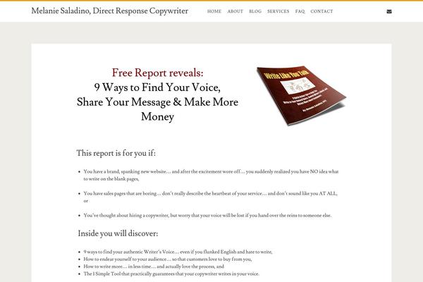 Ignite theme site design template sample
