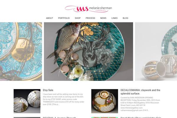 melaniesherman.com site used Melanie