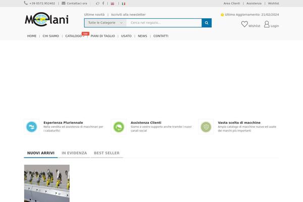 Site using Kuteshop-toolkit plugin