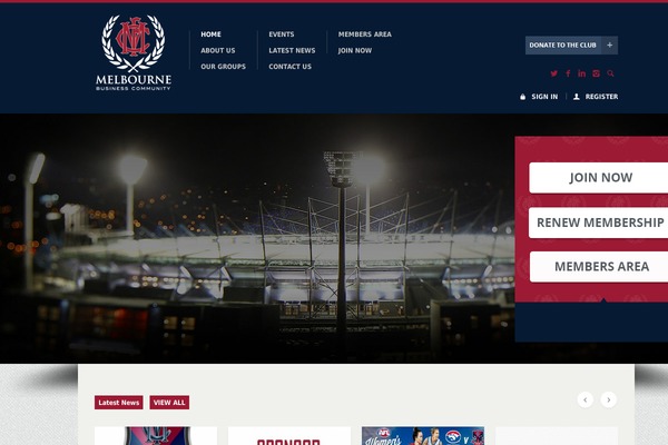 melbournebusinesscommunity.com site used Biosphere-v1.0.5