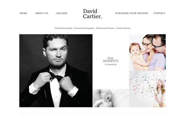 Rebecca theme site design template sample