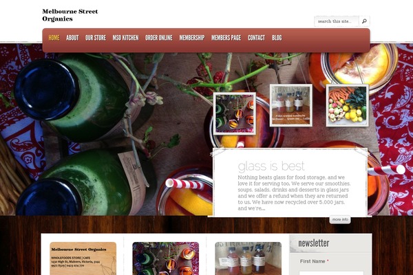 eStore theme site design template sample