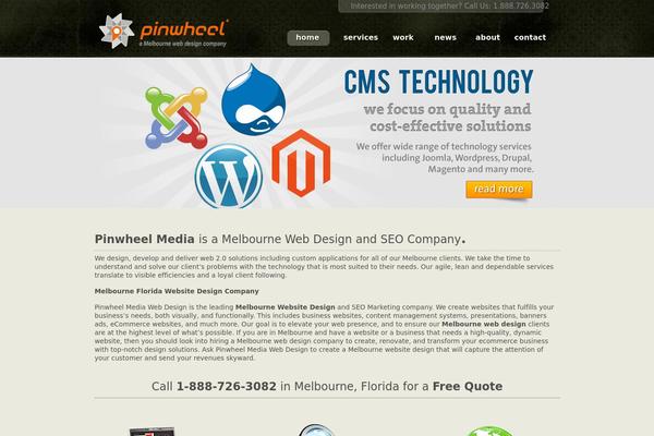 Rt_kinetic_wp theme site design template sample