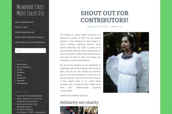 Flat theme site design template sample