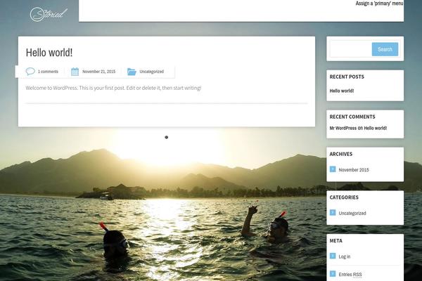 Zerif Lite theme site design template sample