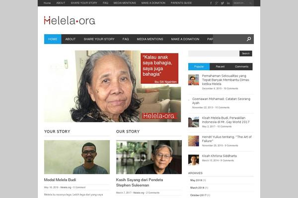 Magazon theme site design template sample