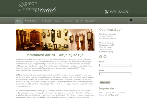 Modernize theme site design template sample