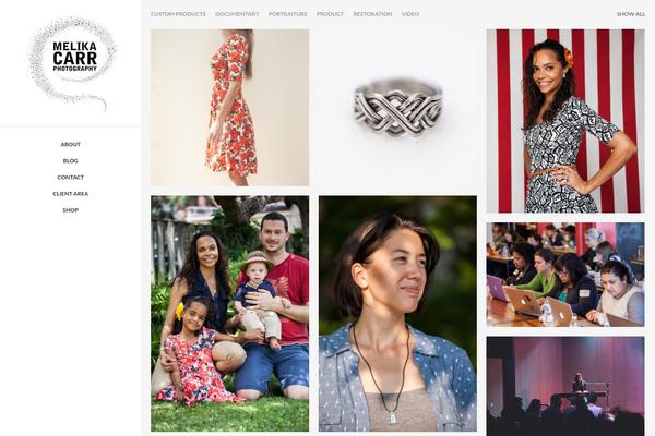 Studiofolio theme site design template sample