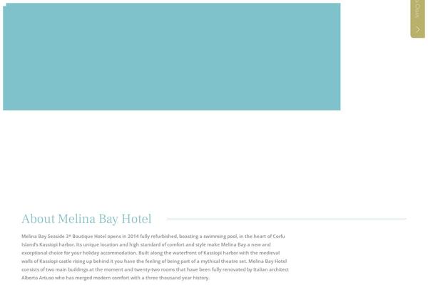 melinabay.com site used Melina-bay-custom-theme