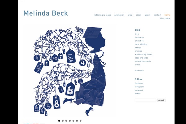 melindabeck.com site used Baselayerthree