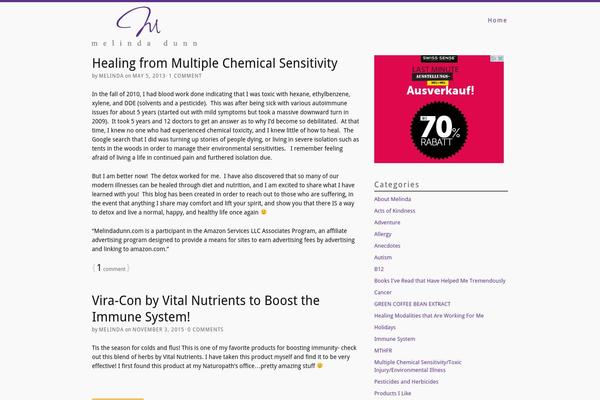 Thesis 1.8 theme site design template sample