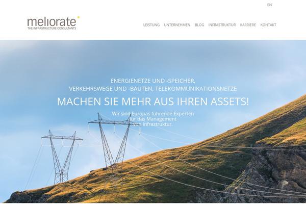 meliorate.de site used Velvet-wp