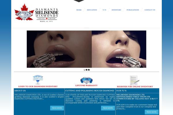melisendediamonds.com site used Theme45271