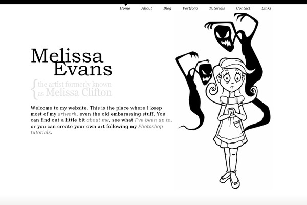 melissaclifton.com site used Melissaevans