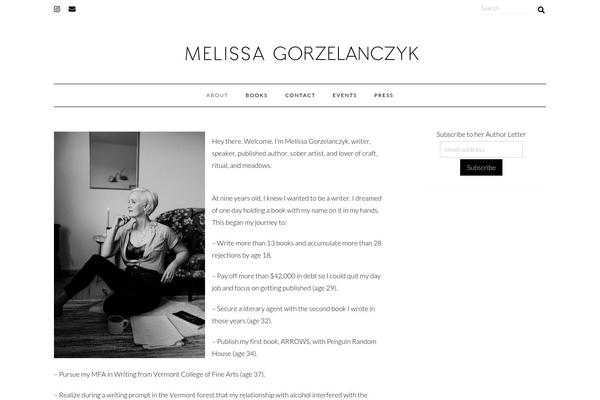 Samantha theme site design template sample