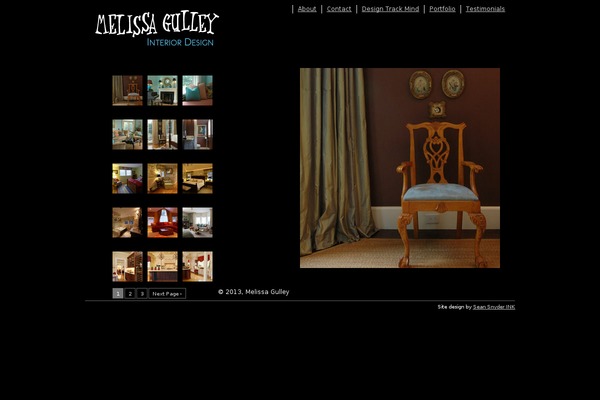 Custom theme site design template sample