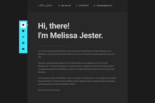 Micro theme site design template sample