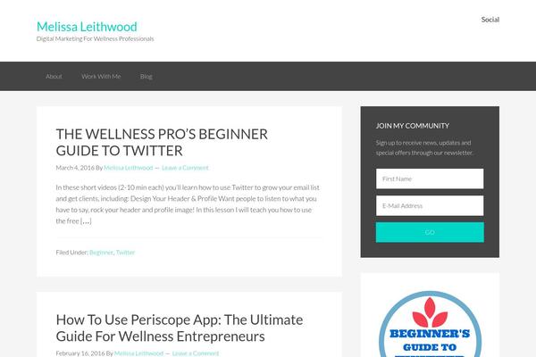 Rainmaker-pro theme site design template sample