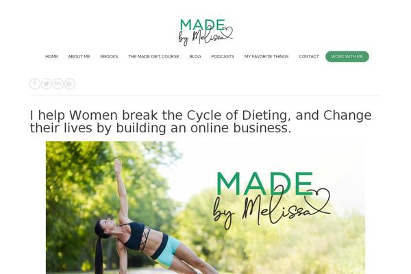 Rise theme site design template sample