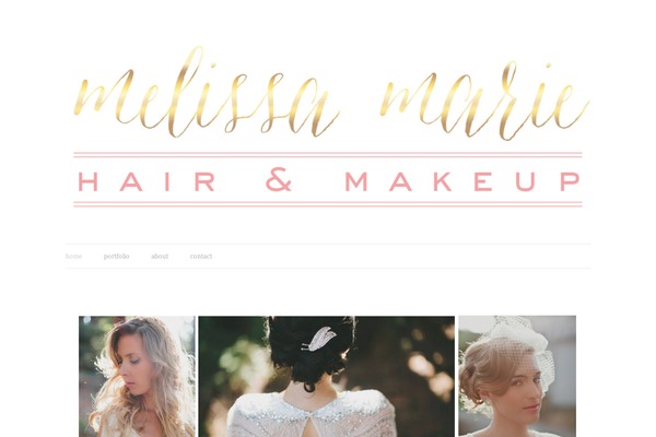 melissamariehair.com site used Bloom_template