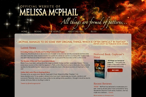 melissamcphail.com site used Divi-child02